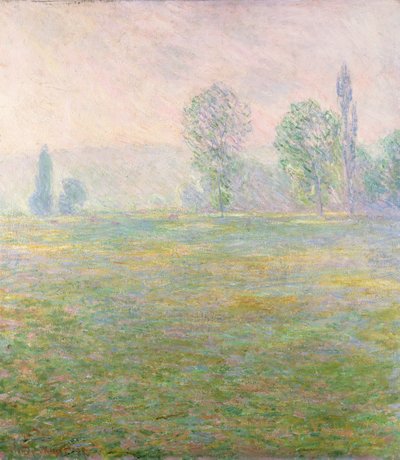 Wiesen in Giverny, 1888 von Claude Monet